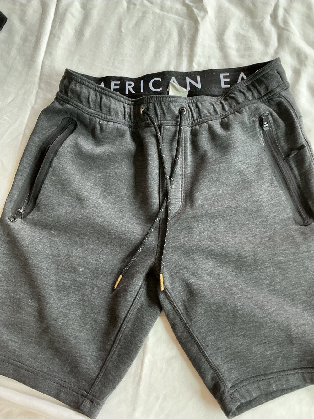 American Eagle Outfitters Charcoal Gray Men's Knit Shorts